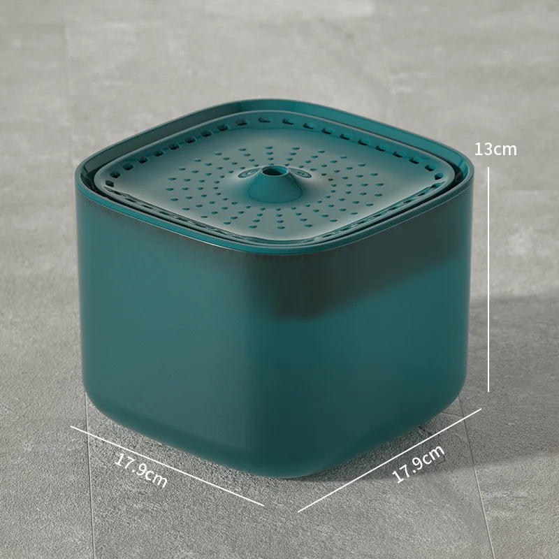 3L cat water fountain, auto recirculate through filter, large capacity, USB electric electric connection, silent pump.