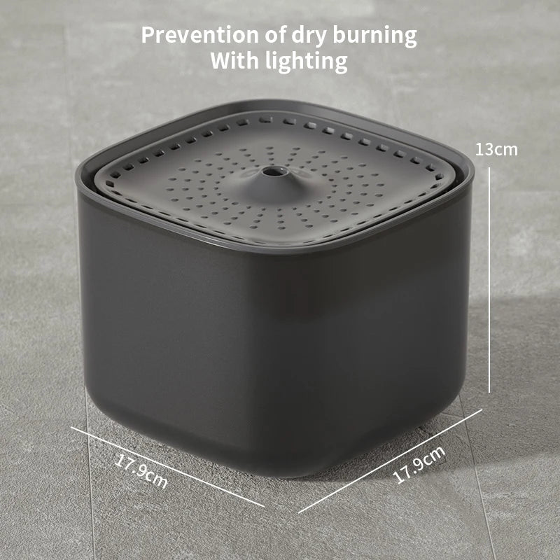 3L cat water fountain, auto recirculate through filter, large capacity, USB electric electric connection, silent pump.