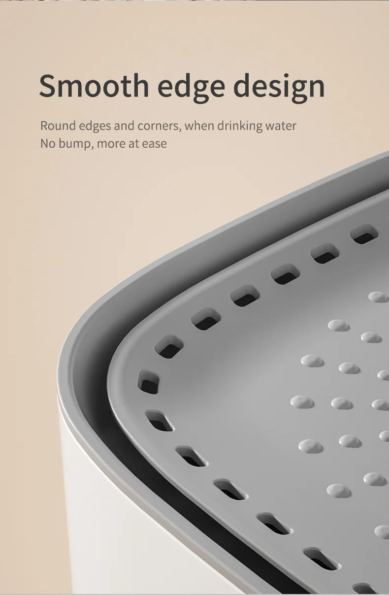 3L cat water fountain, auto recirculate through filter, large capacity, USB electric electric connection, silent pump.