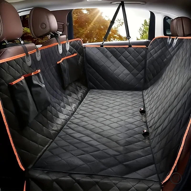 Car cushion for pets, ideal car seat cover, waterproof and scratch-resistant.