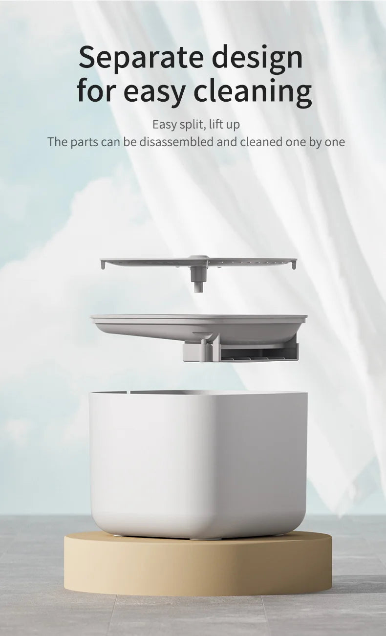 3L cat water fountain, auto recirculate through filter, large capacity, USB electric electric connection, silent pump.